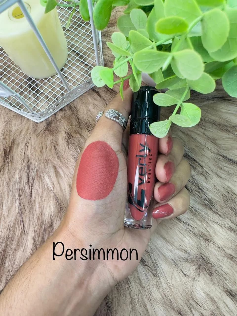 Everly Beauties Matte Liquid Lipstick - Persimmon