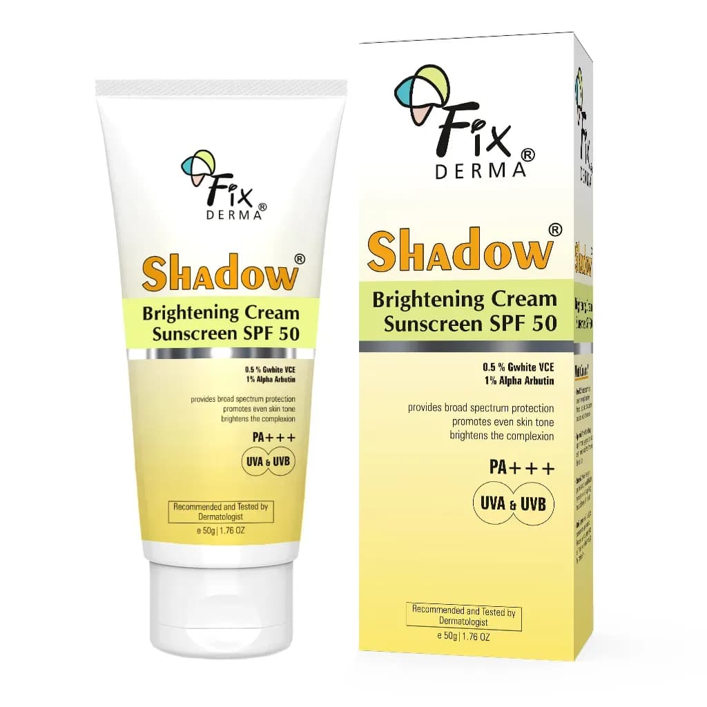 Fixderma Shadow Brightening Sunscreen Cream SPF 50+ (50g)