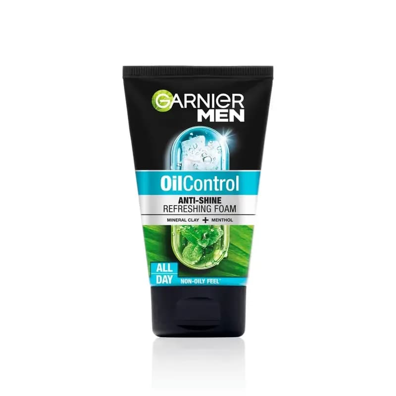 Garnier Men Oil Control Anti-Shine Refreshing Foam Wash (Indonesia) 100ml
