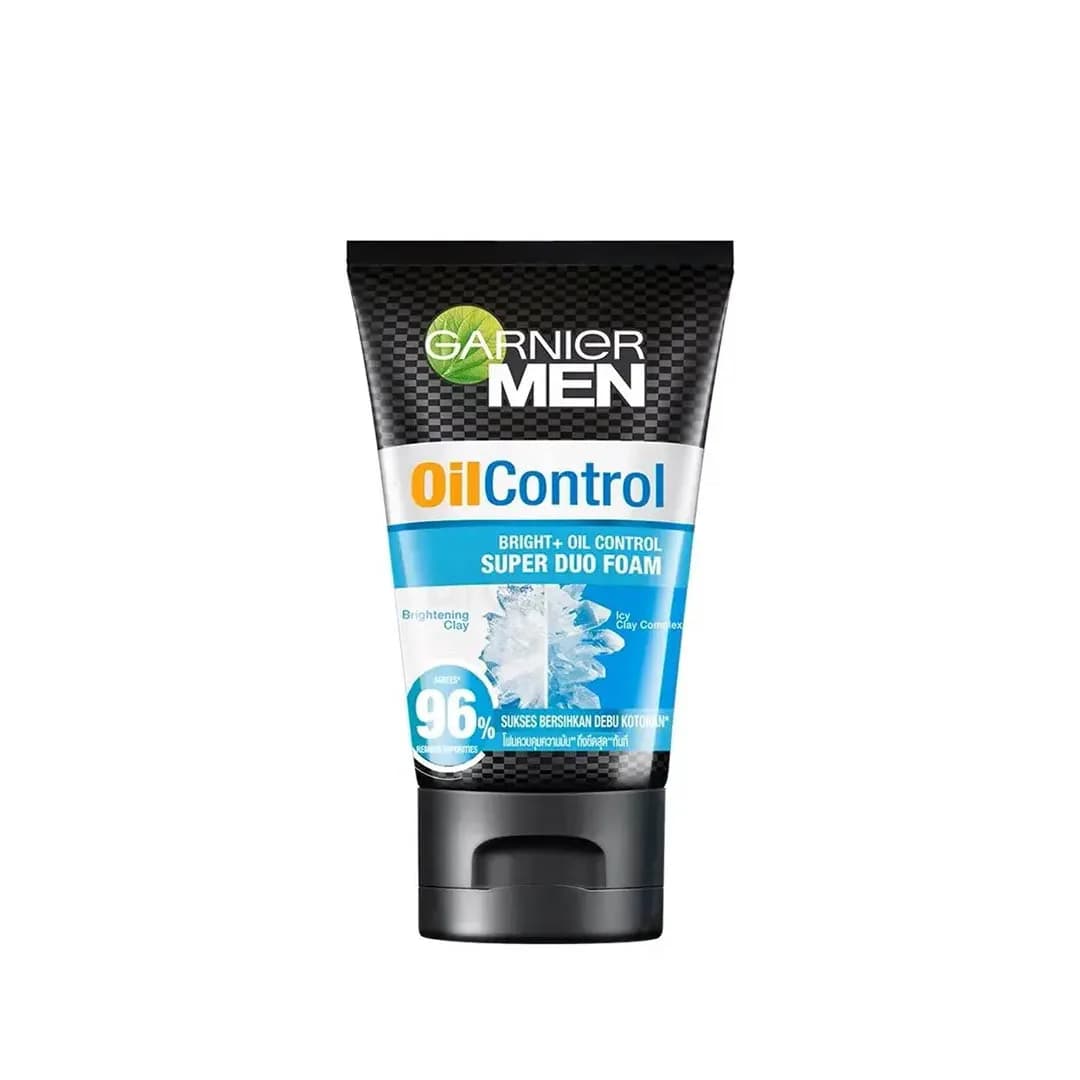 Garnier Men Super Duo Bright + Oil Control Foam (Indonesia) –100ml