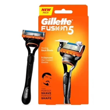 Gillette Fusion5 Razor With Styling Back Blade