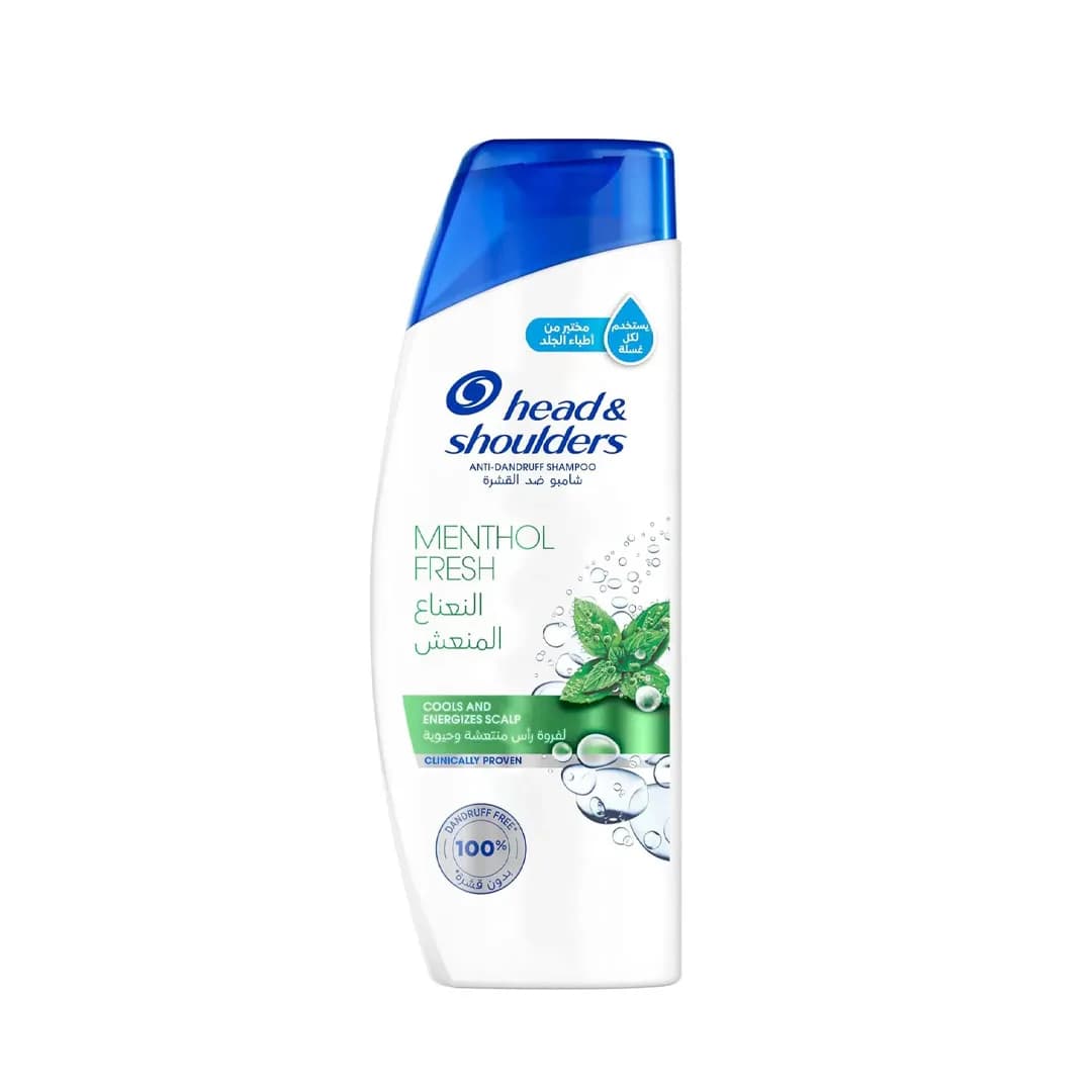 Head & Shoulders Menthol Refresh Anti-Dandruff Shampoo -400ml (UAE)