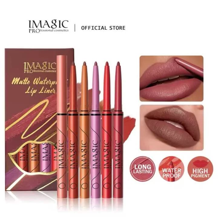 Imagic Matte Waterproof Lip Liner Set