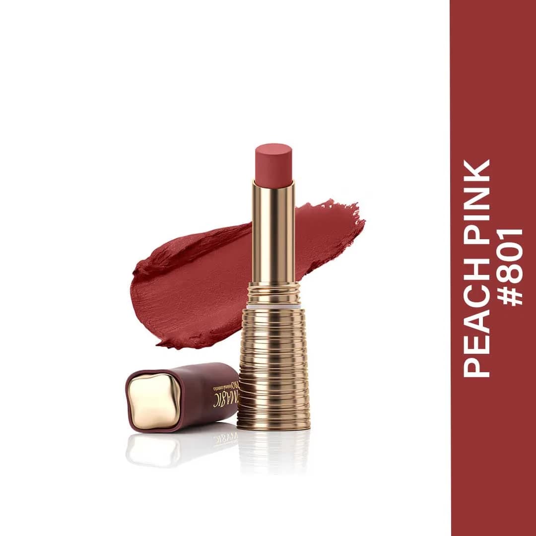 Imagic Waterproof Matte Lipstick - 801 Peach Pink (4 gm)