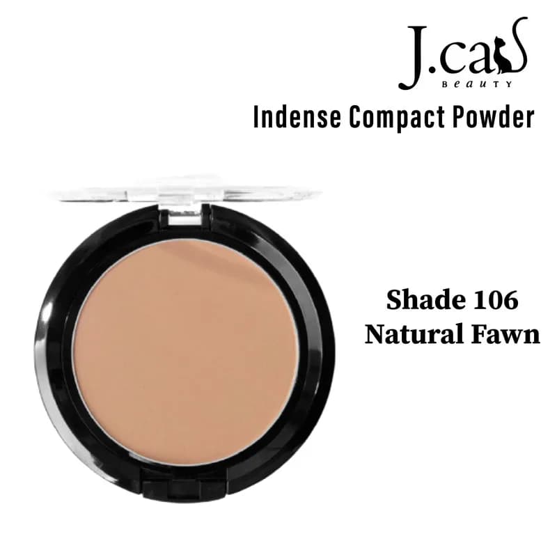 J Cat Indense Mineral Compact Powder - 106 - Natural Fawn (10g)
