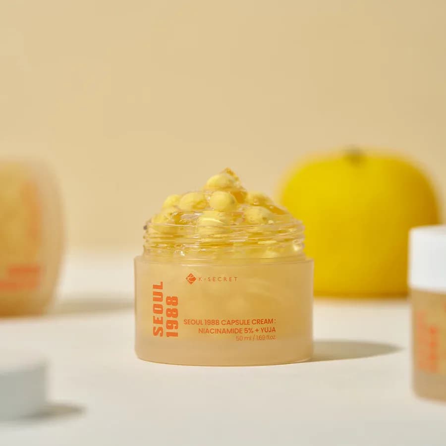 K-SECRET SEOUL 1988 Capsule Cream : Niacinamide 5% + Yuja -50ml
