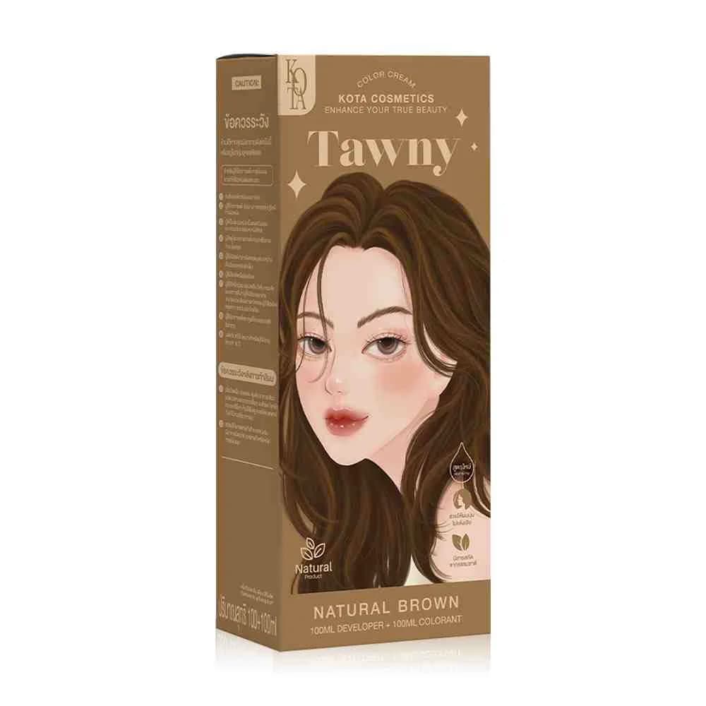 Kota Cosmetics Tawny Hair Color - Natural Brown