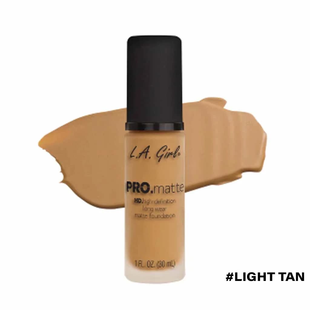 L.A. Girl PRO Matte Foundation - Light Tan (30ml)