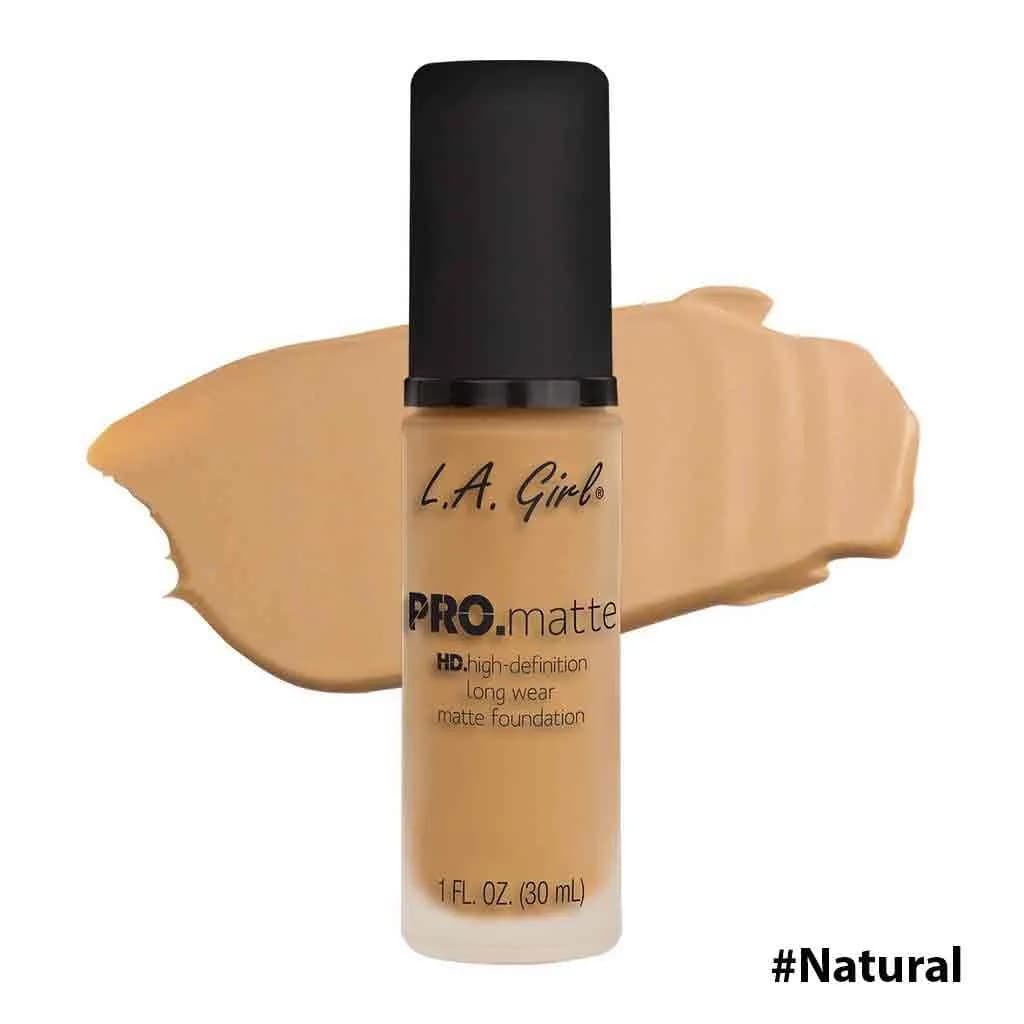 L.A. Girl PRO Matte Foundation - Natural (30ml)