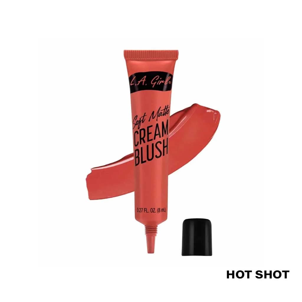 La Girl Soft Matte Cream Blush - Hot Shot
