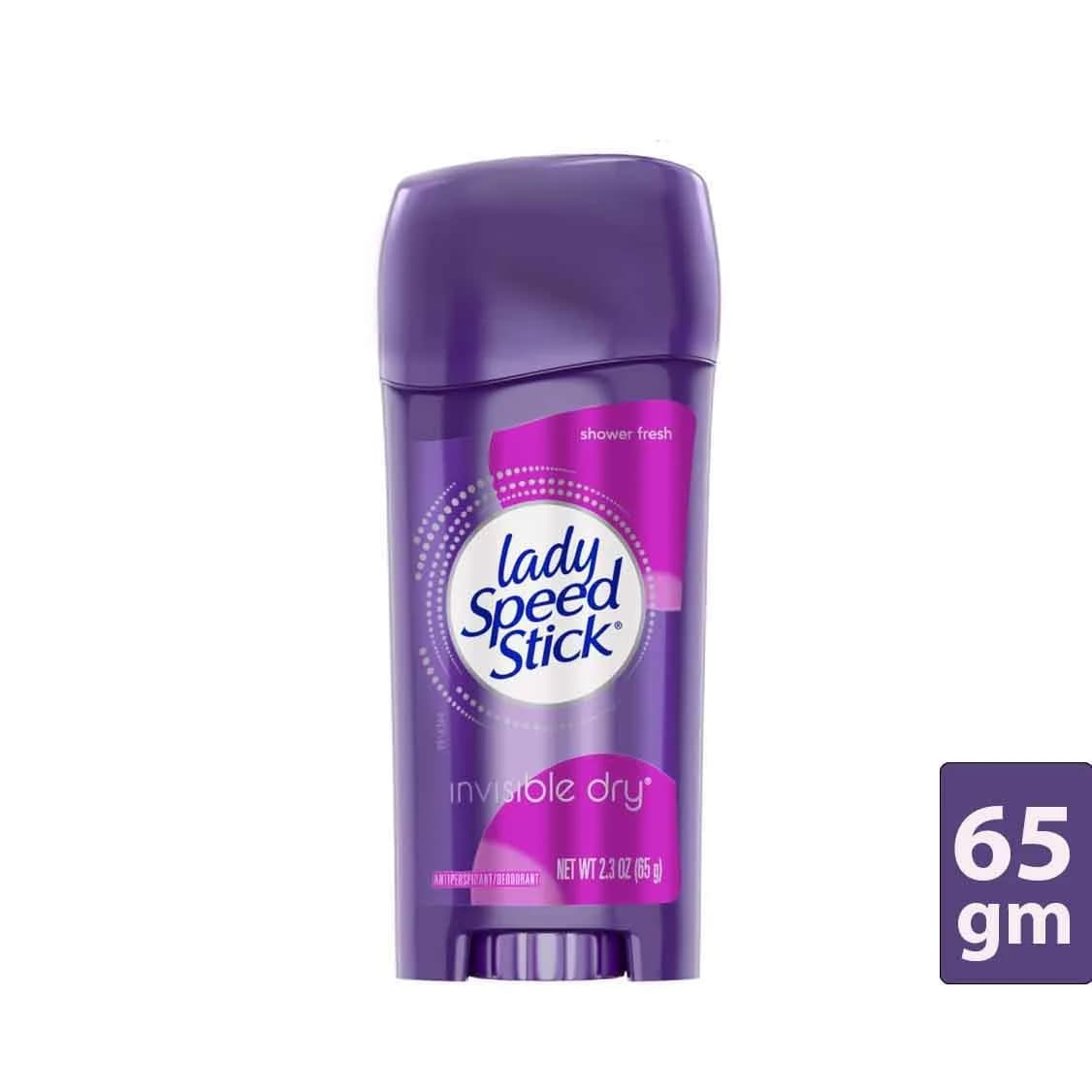 Lady Speed Stick Invisible Dry Deodorant Shower Fresh 65g