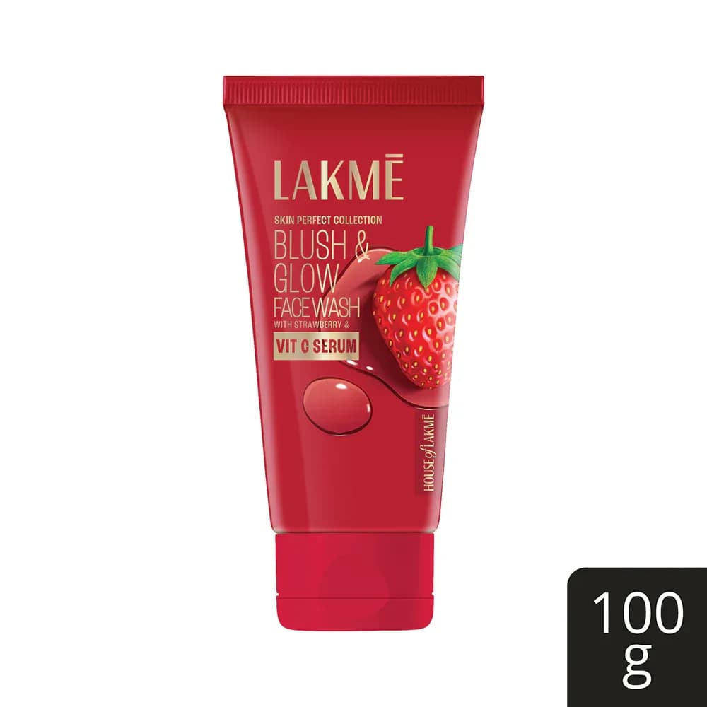 Lakme Blush & Glow Hydrating Strawberry Facewash 100gm