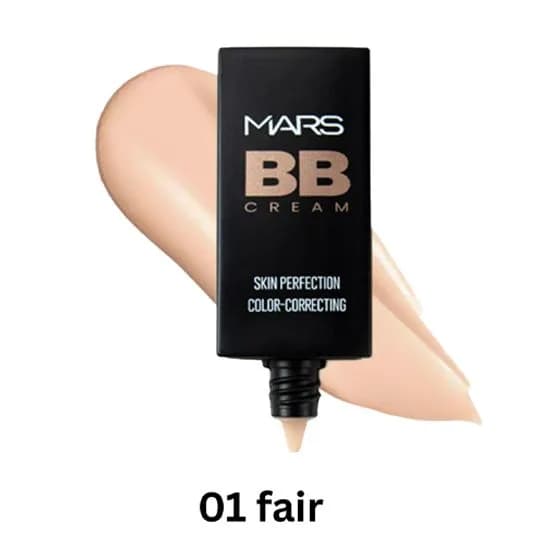 Mars BB Cream Lightweight Foundation Blendable BB Cream -01 FAIR (30ml)