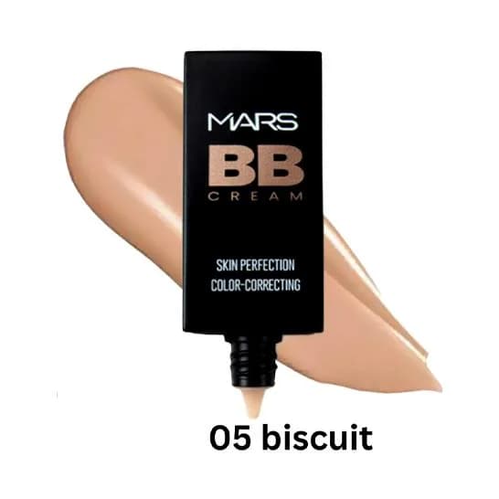 Mars BB Cream Lightweight Foundation Blendable BB Cream - 05 Biscuit (30ml)