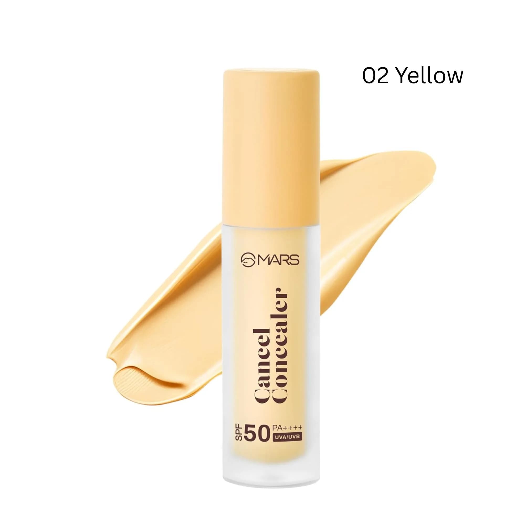 Mars Cancel Liquid Concealer 02 Yellow