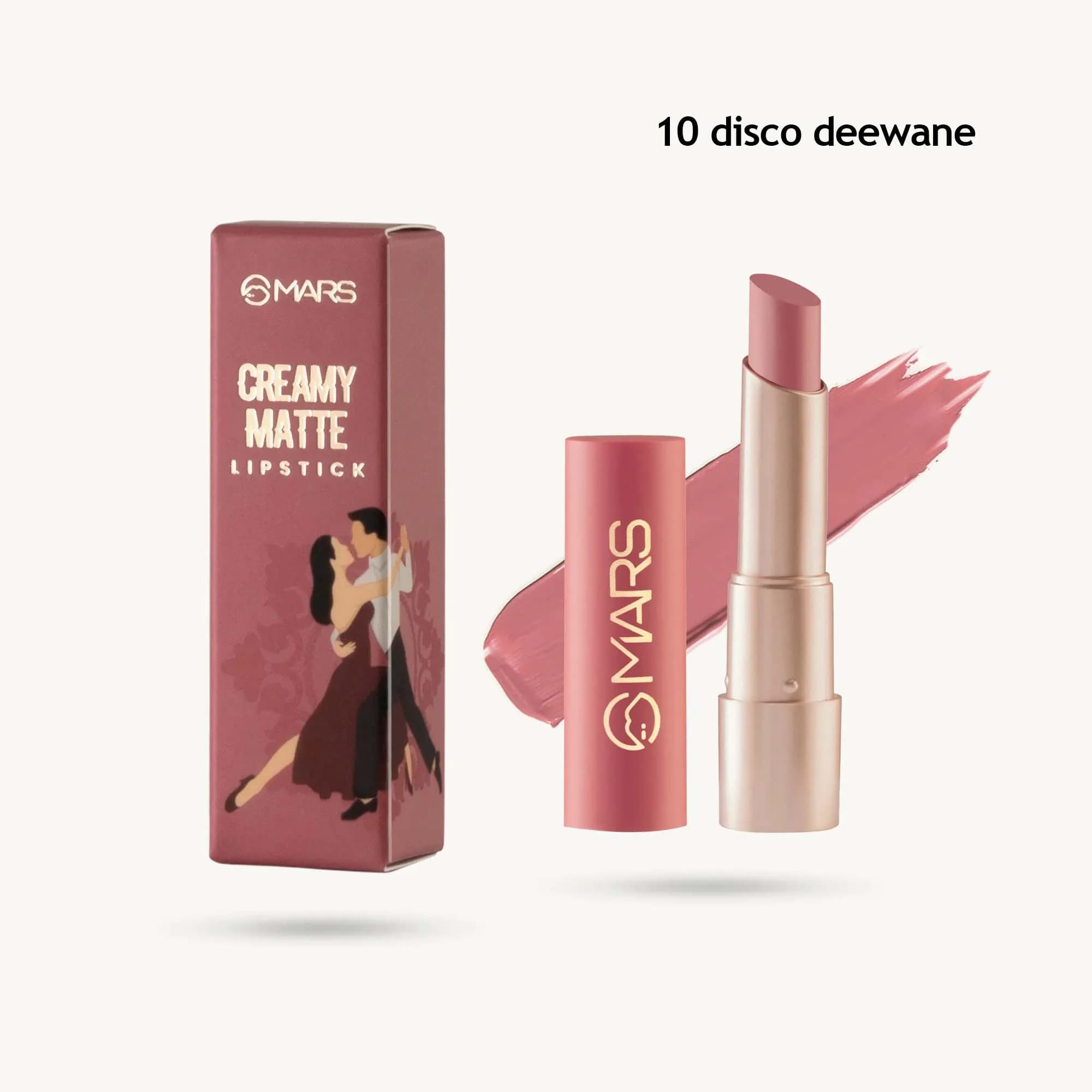 Mars Creamy Matte Lipstick (10 disco deewane)