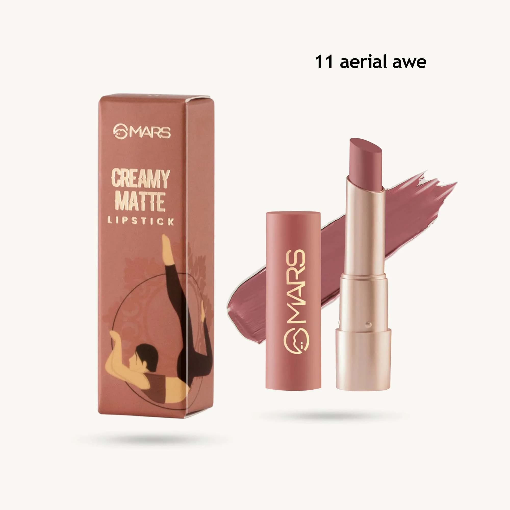 Mars Creamy Matte Lipstick (11 aerial awe)