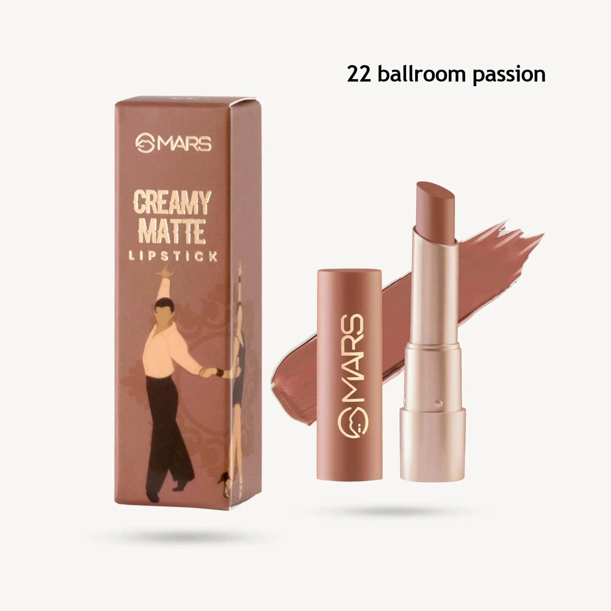 Mars Creamy Matte Lipstick (22 ballroom passion)