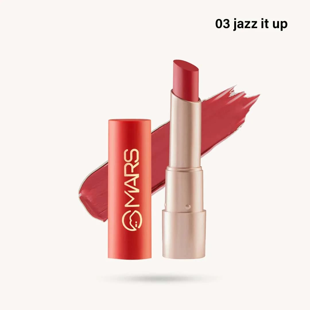Mars Creamy Matte Lipstick - 3 jazz it up