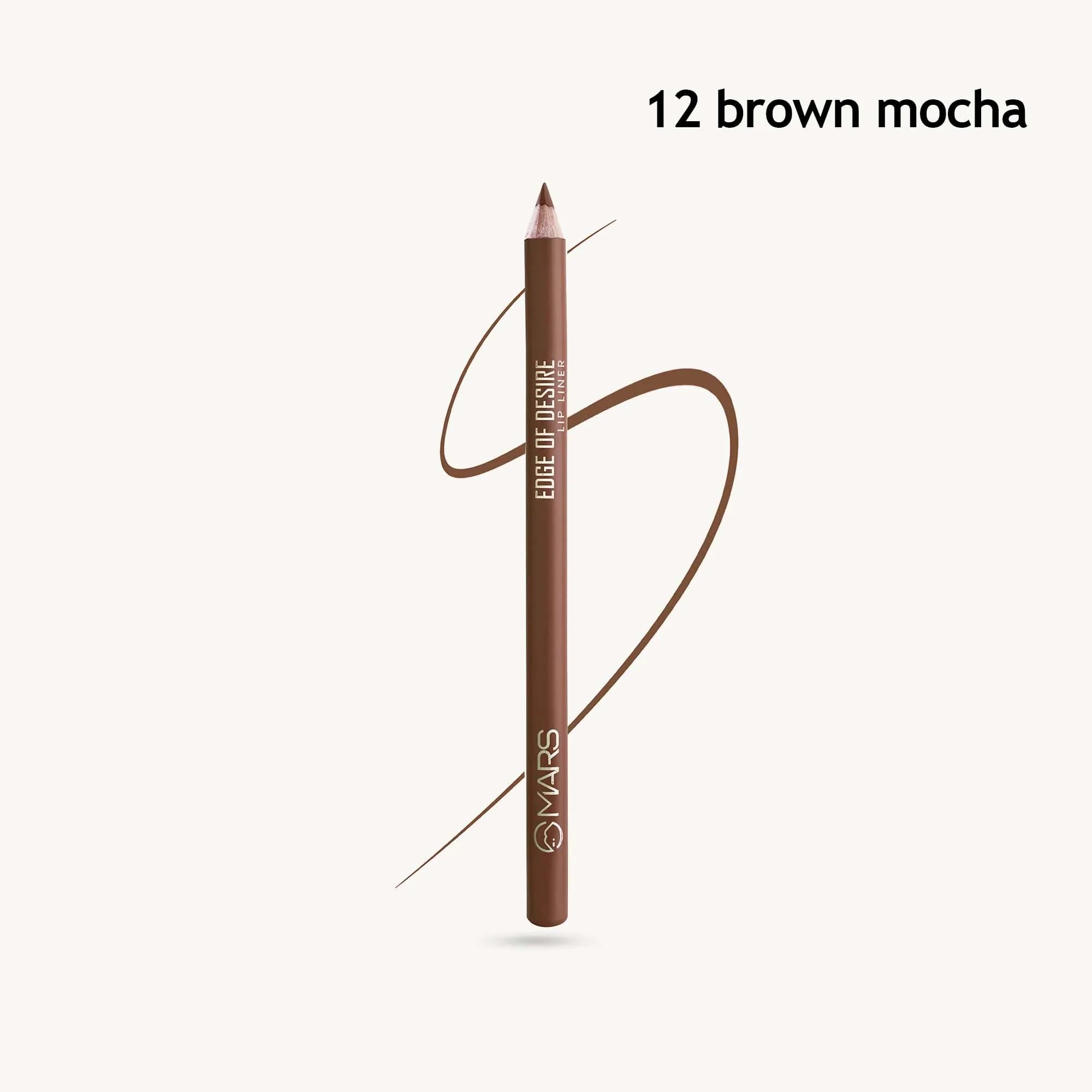 Mars Edge of Desire Lip Liner Pencil -  12 brown mocha