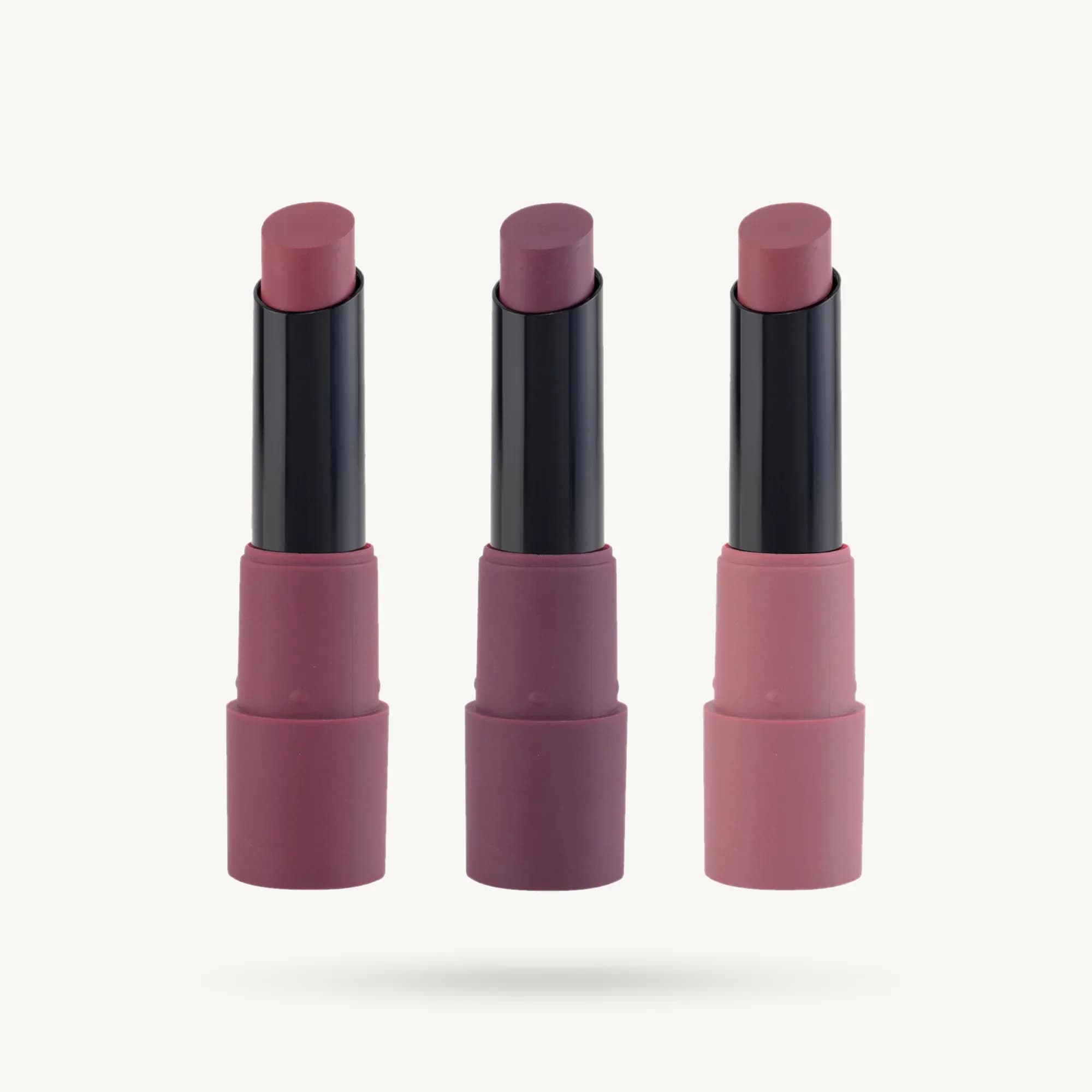 Mars Matte Box Set of 3 Lipsticks (03 plums)
