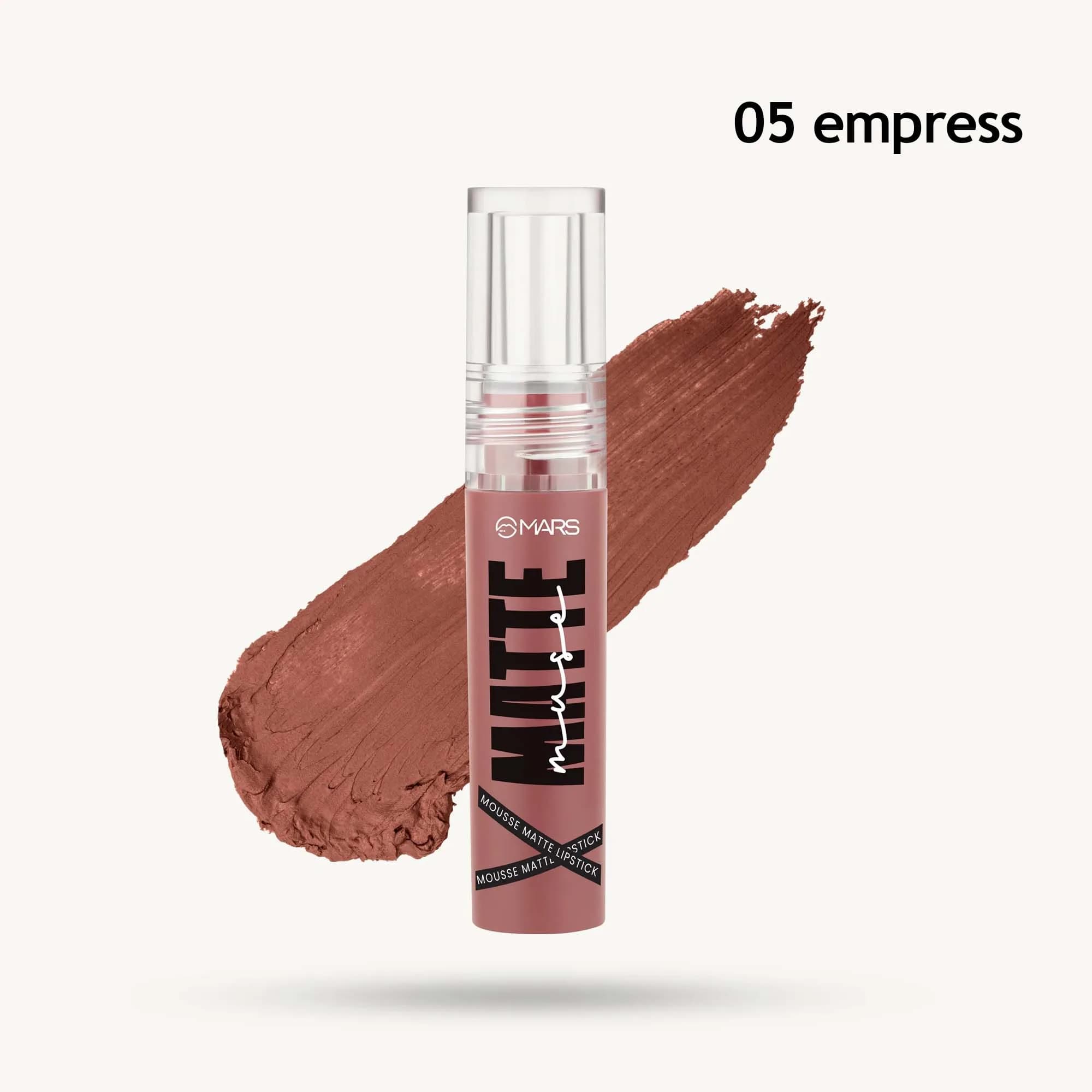 Mars Mousse Matte Lipstick 3ml (05 empress