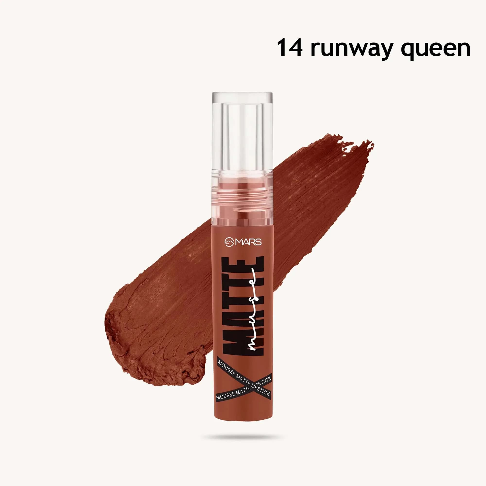 Mars Mousse Matte Lipstick 3ml (14 runway queen)
