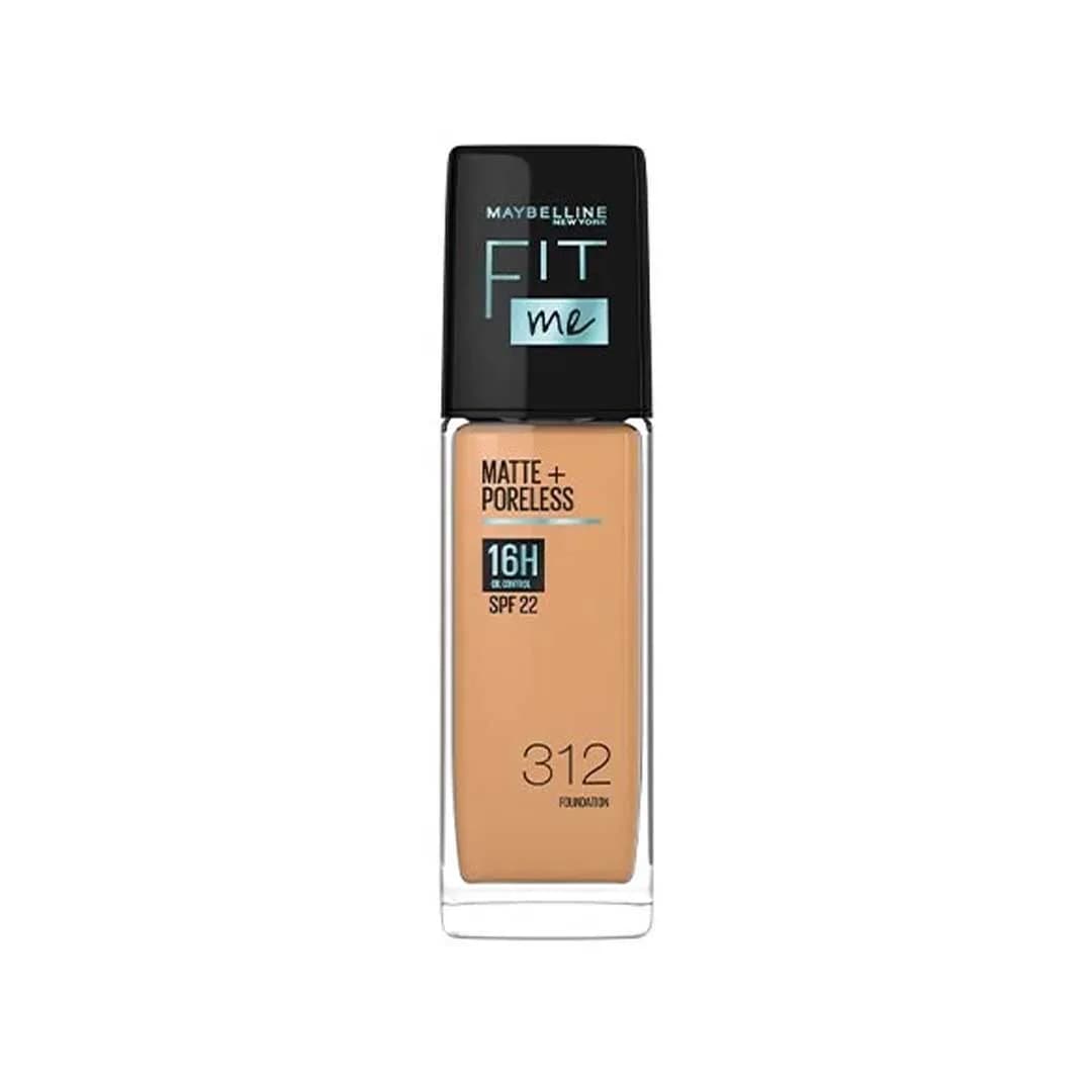 Maybelline Fit Me Matte Poreless Foundatio -  312 Golden (India Version)