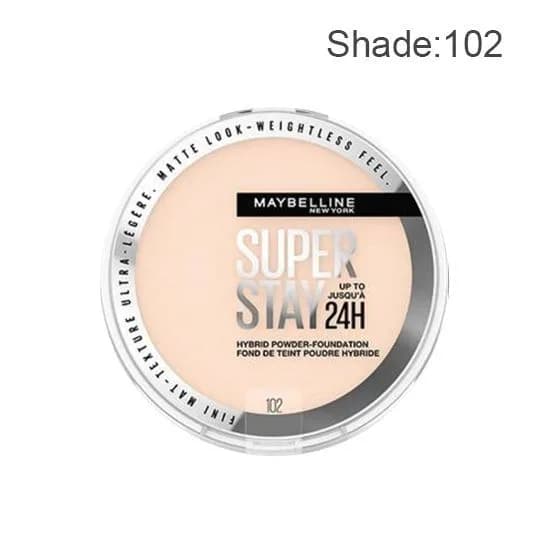 Maybelline Super Stay Up To 24hr Hybrid Pressed Powder -102