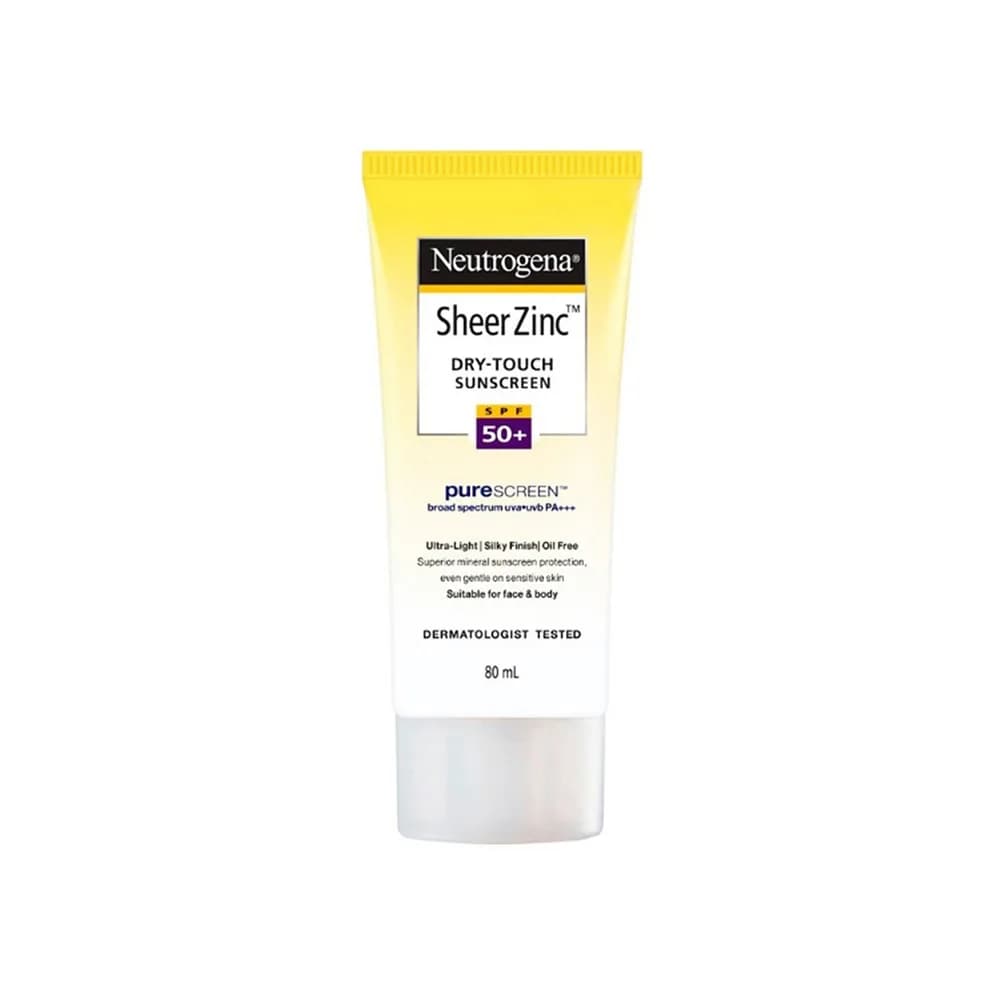 Neutrogena Sheer Zinc Dry Touch Sunscreen SPF50+ 80ml