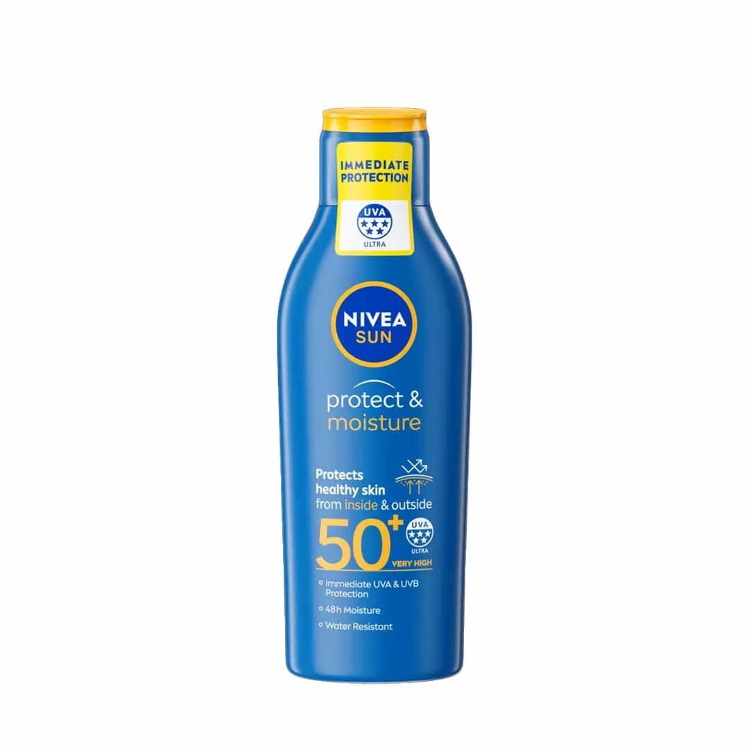 NIVEA Sun Protect & Moisture Suncream Lotion SPF 50+ 200ml