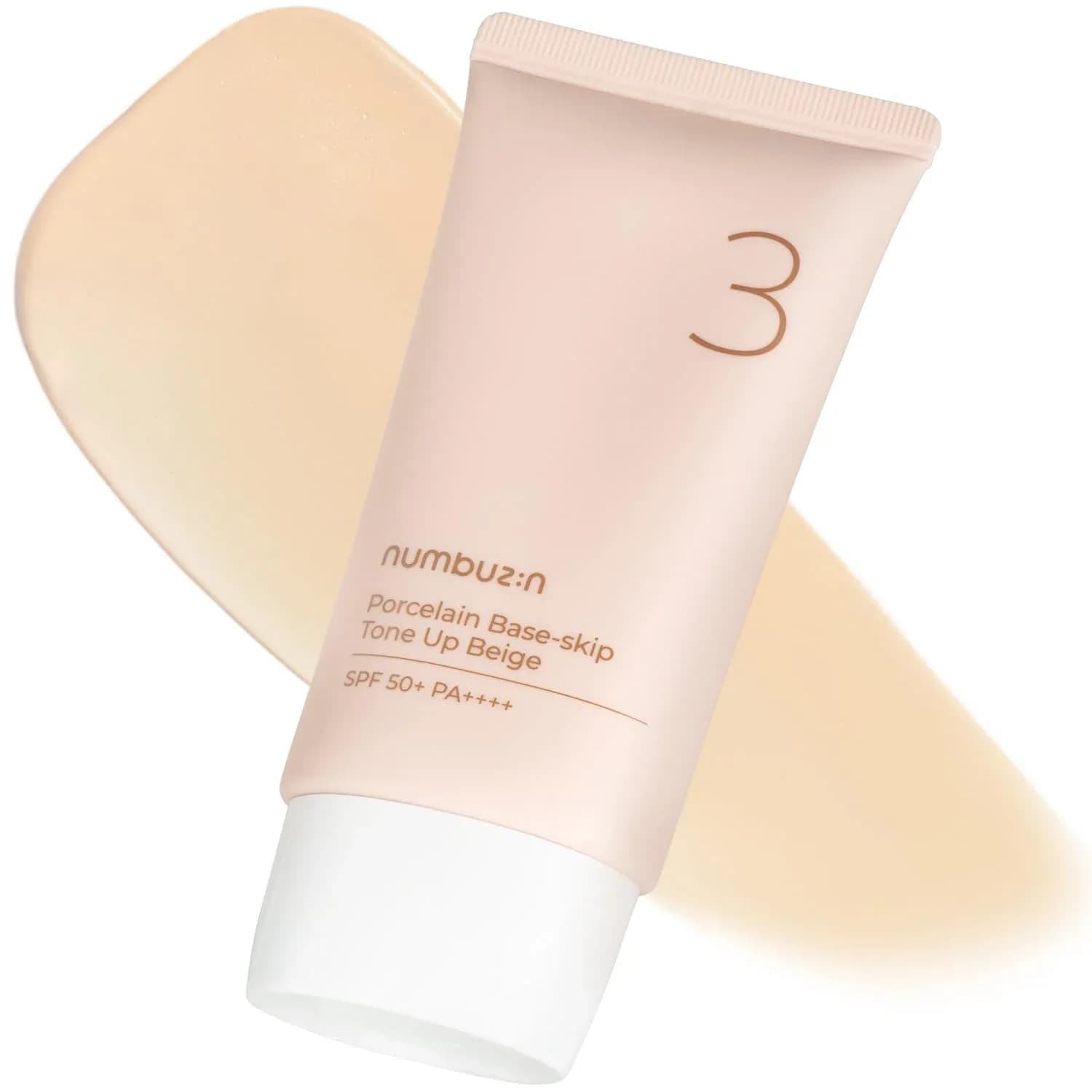 Numbuzin No.3 Porcelain Base-skip Tone Up Beige SPF50+(50ml)