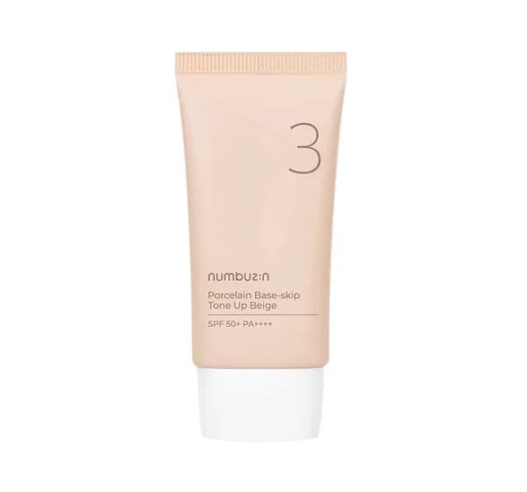 Numbuzin No.3 Porcelain Base-skip Tone Up Beige SPF50+(50ml)