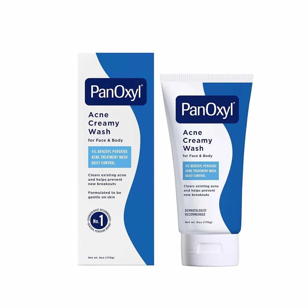 PanOxyl Acne Creamy Wash Benzoyl Peroxide 4% Daily Control 170g