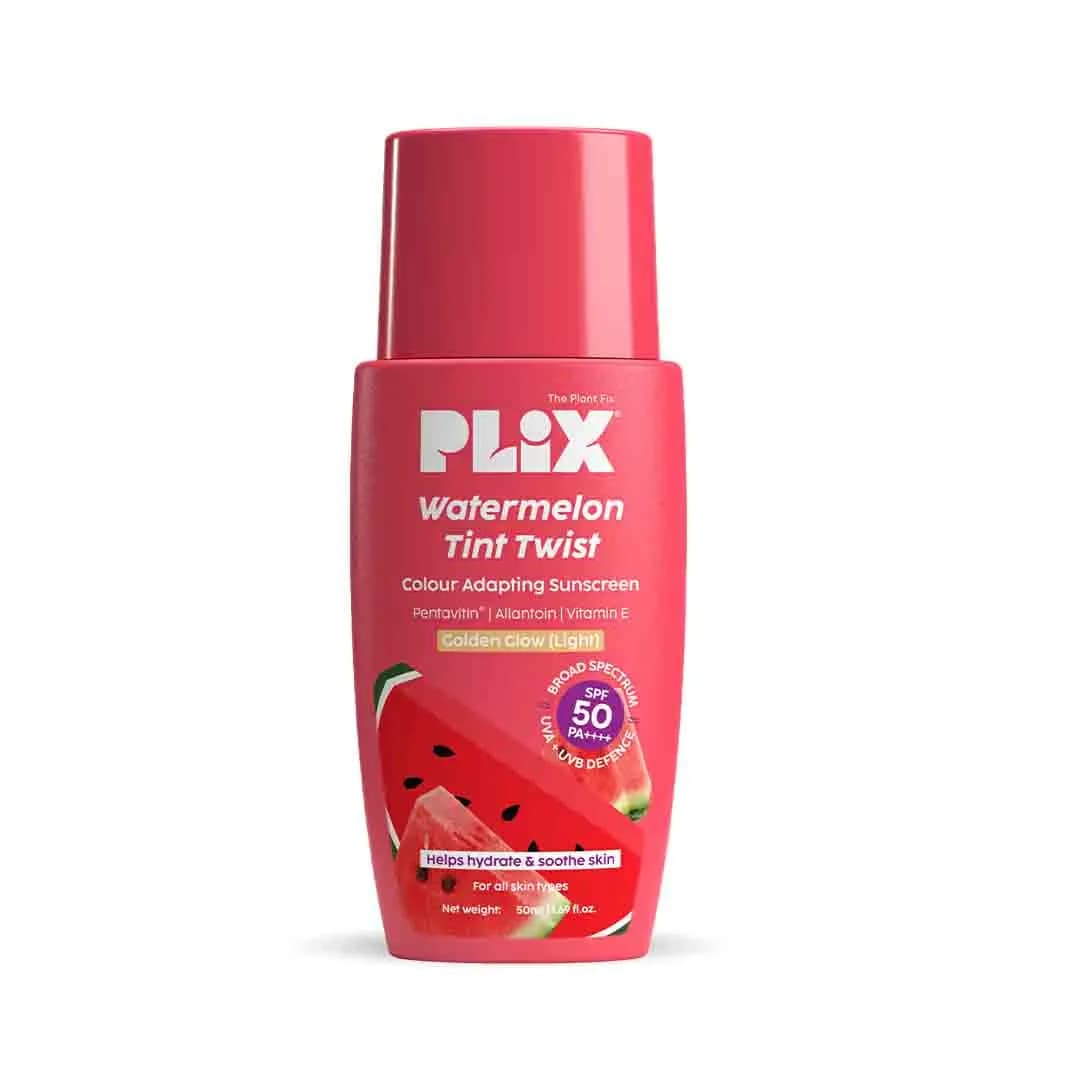PLIX Watermelon Tint Twist Color Adapting Sunscreen SPF 50 PA++ 50ml