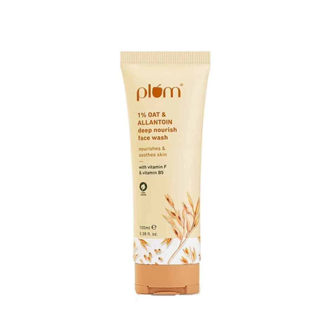 Plum 1% Oat & Allantoin Deep Nourish Face Wash 100ml