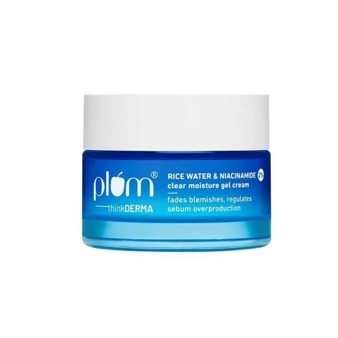 Plum 2% Niacinamide & Rice Water Clear Moisture Gel Cream 50g