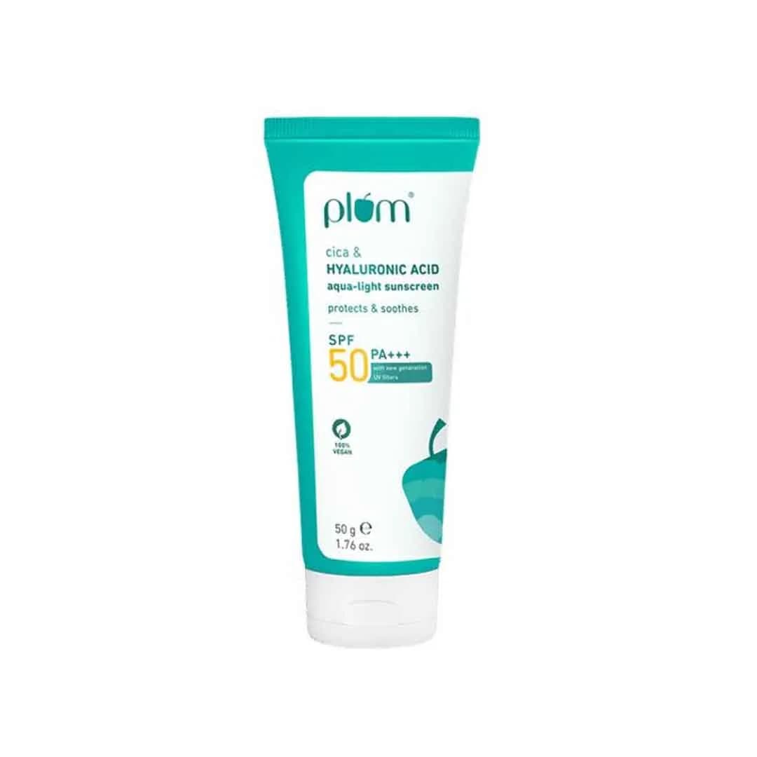 Plum Cica & Hyaluronic Acid Sunscreen SPF 50 PA+++ 50g