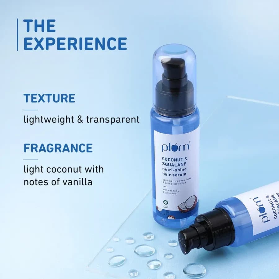 Plum Coconut & Squalane Nutri-Shine Hair Serum 75ml