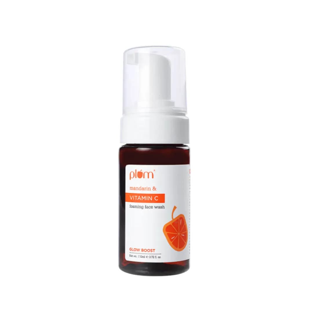 Plum Vitamin C Foaming Face Wash with Mandarin- 110ml