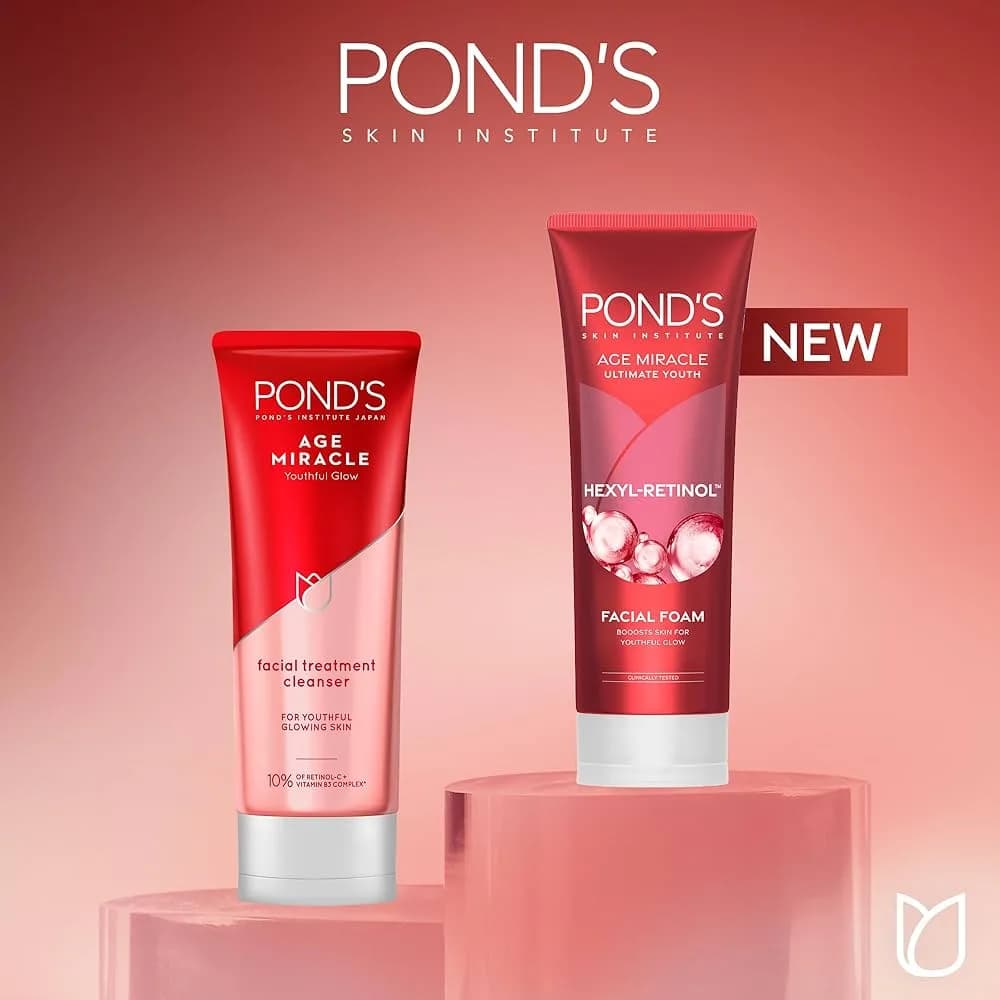 Ponds Age Miracle Ultimate Youth Hexyl Retinol Facial Foam - 90g
