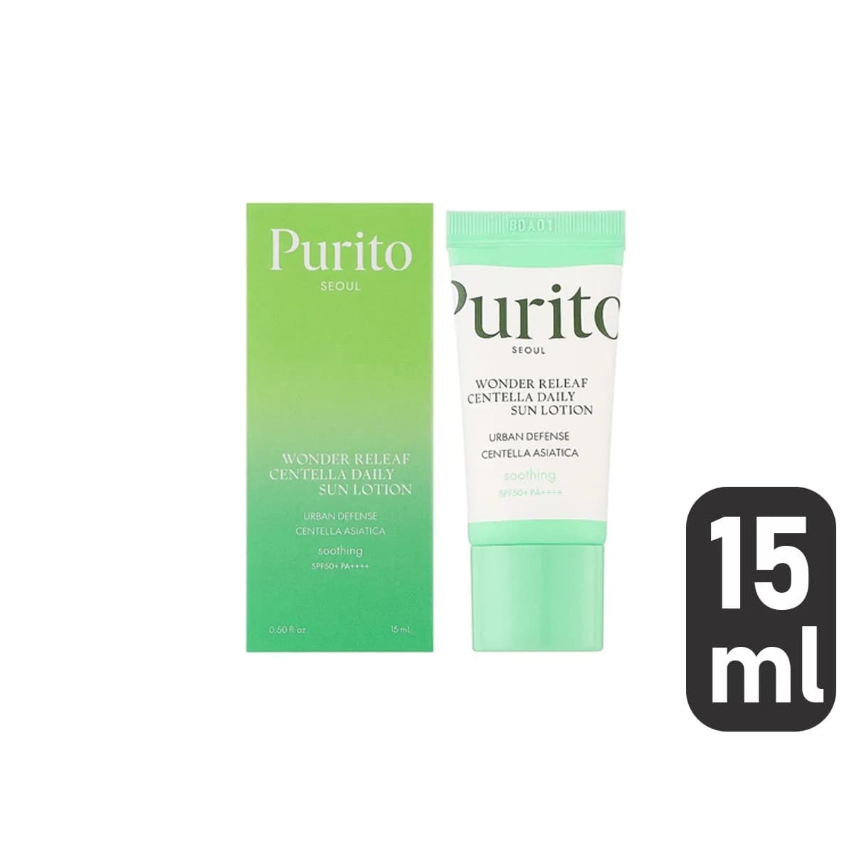 Purito seoul wonder releaf centella daily sun lotion 15ml