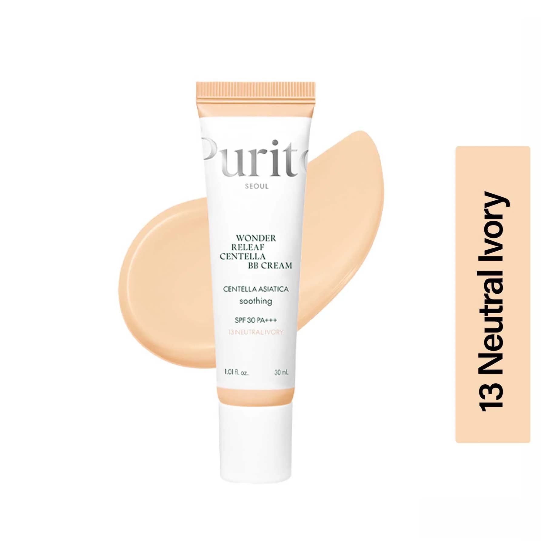 Purito Wonder Releaf Centella BB Cream SPF30 PA+++ (13 Neutral Ivory) 30ml