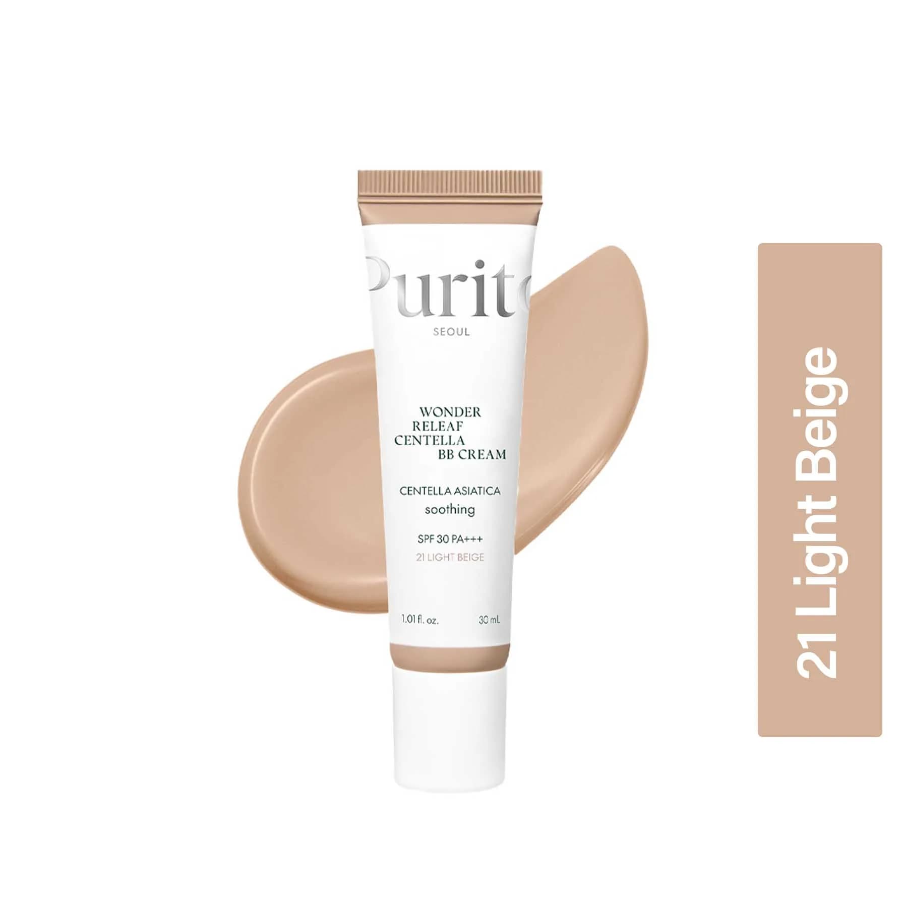 Purito Wonder Releaf Centella BB Cream SPF30 PA+++ (21 Light Beige) 30ml