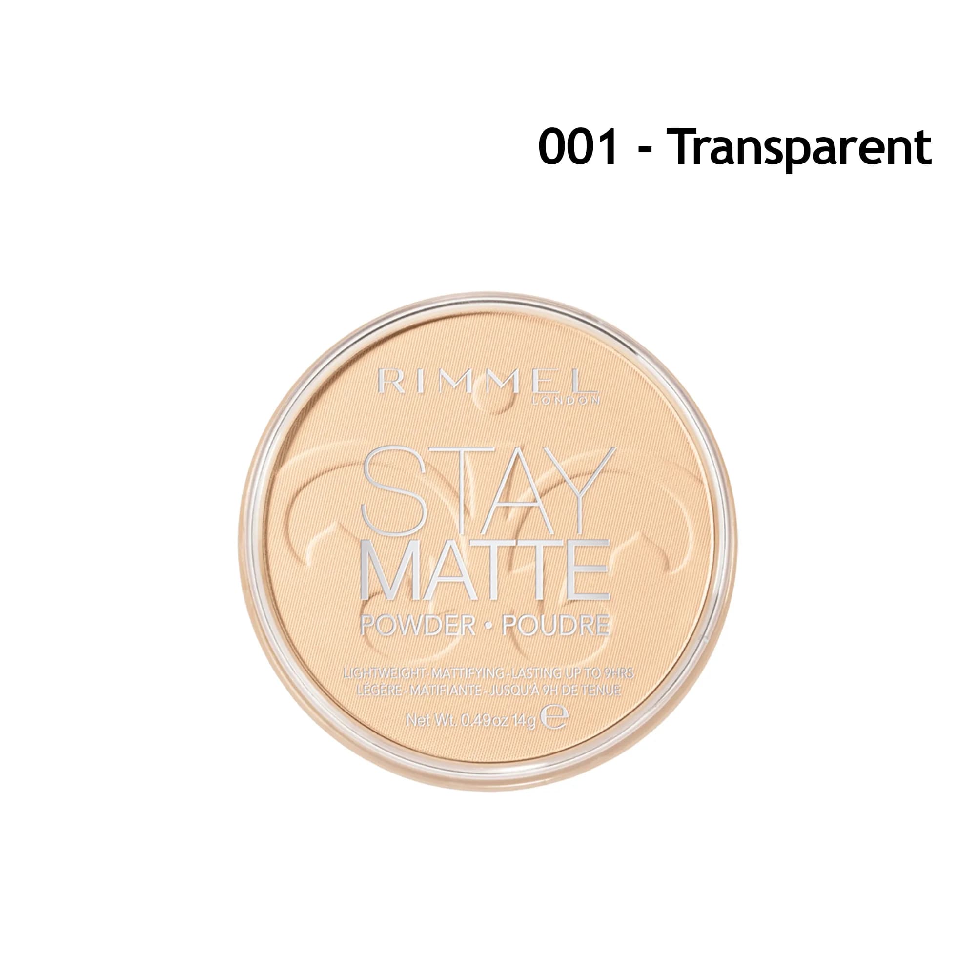 Rimmel Stay Matte Pressed Powder -001 Transparent