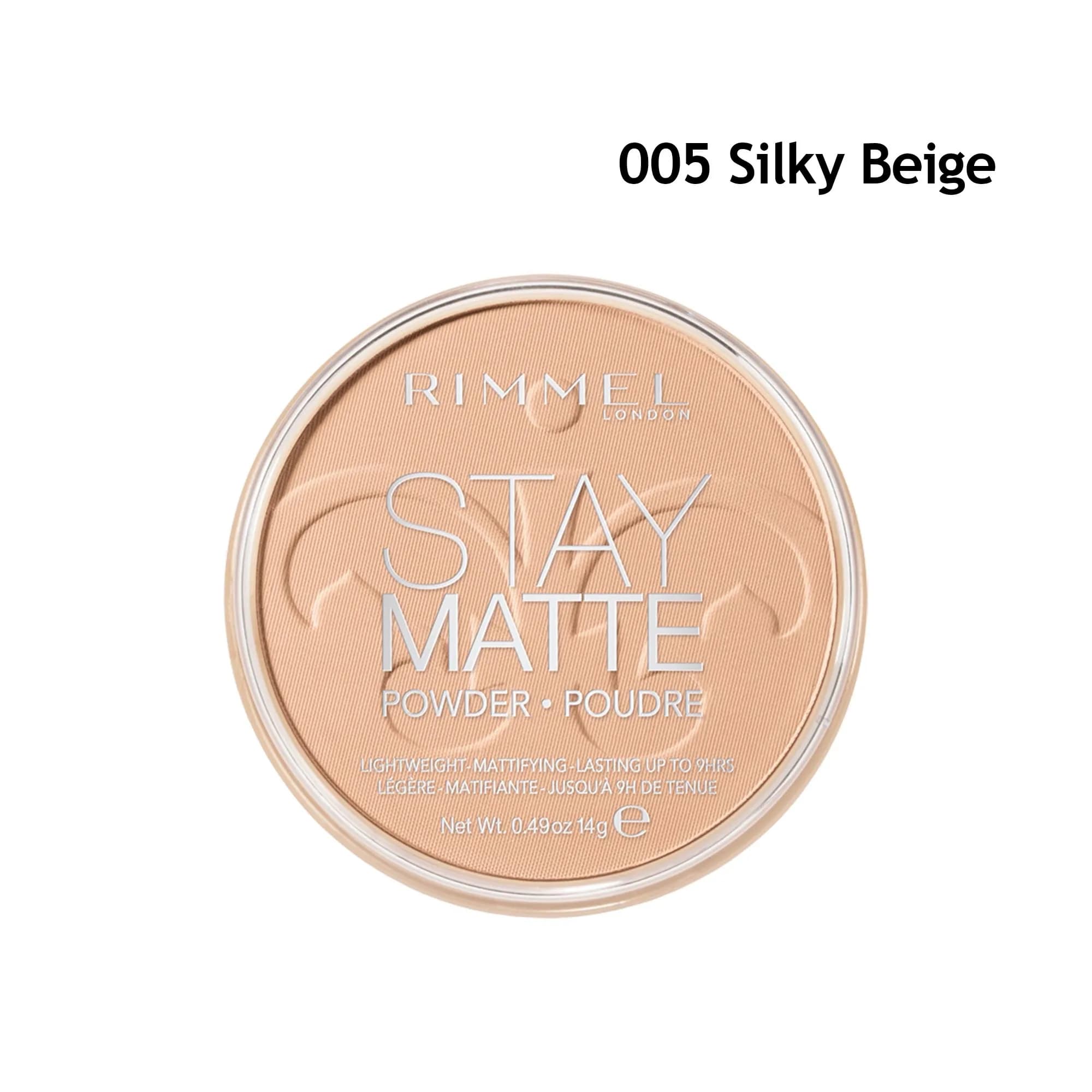 Rimmel Stay Matte Pressed Powder -005 Silky Beige