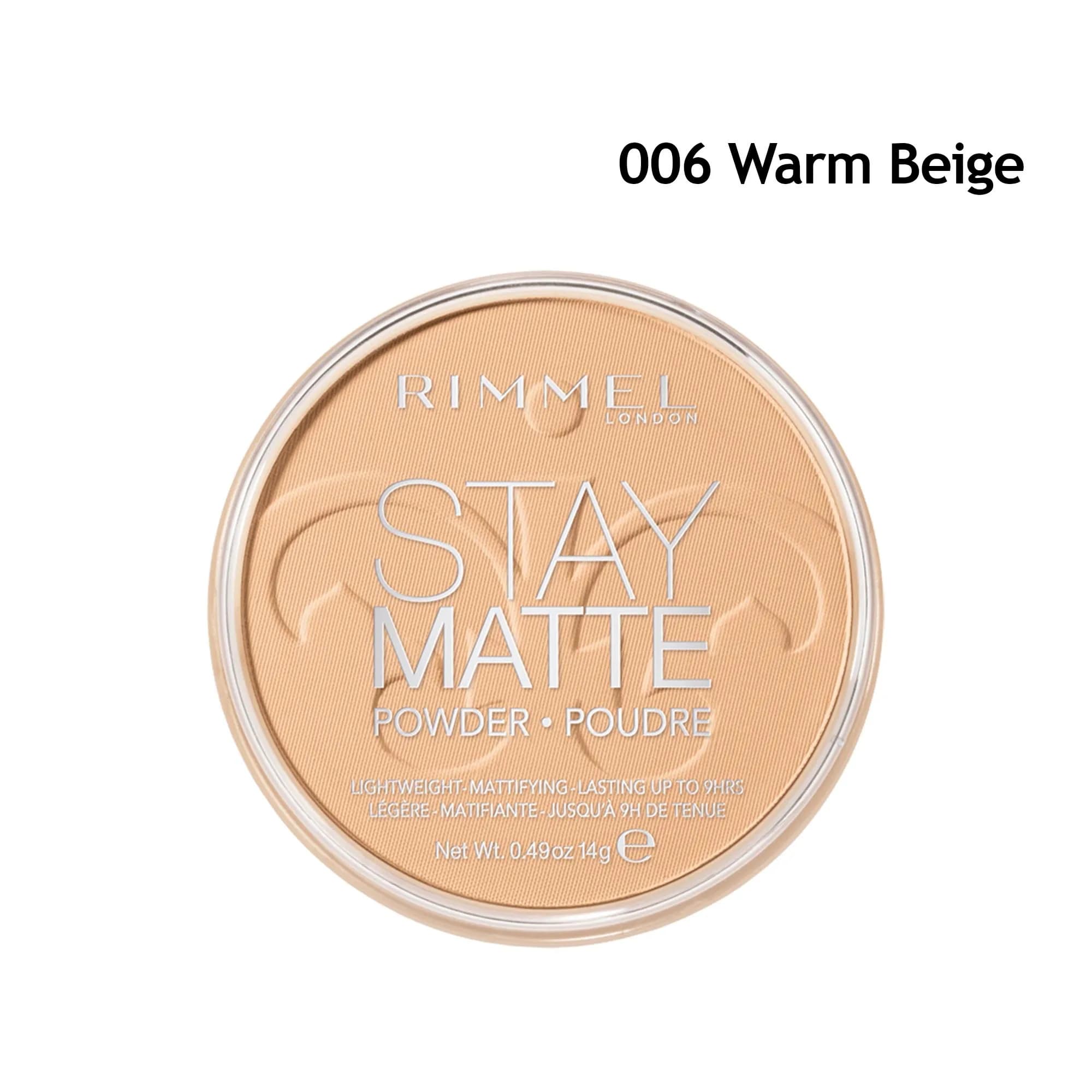 Rimmel Stay Matte Pressed Powder -006 Warm Beige