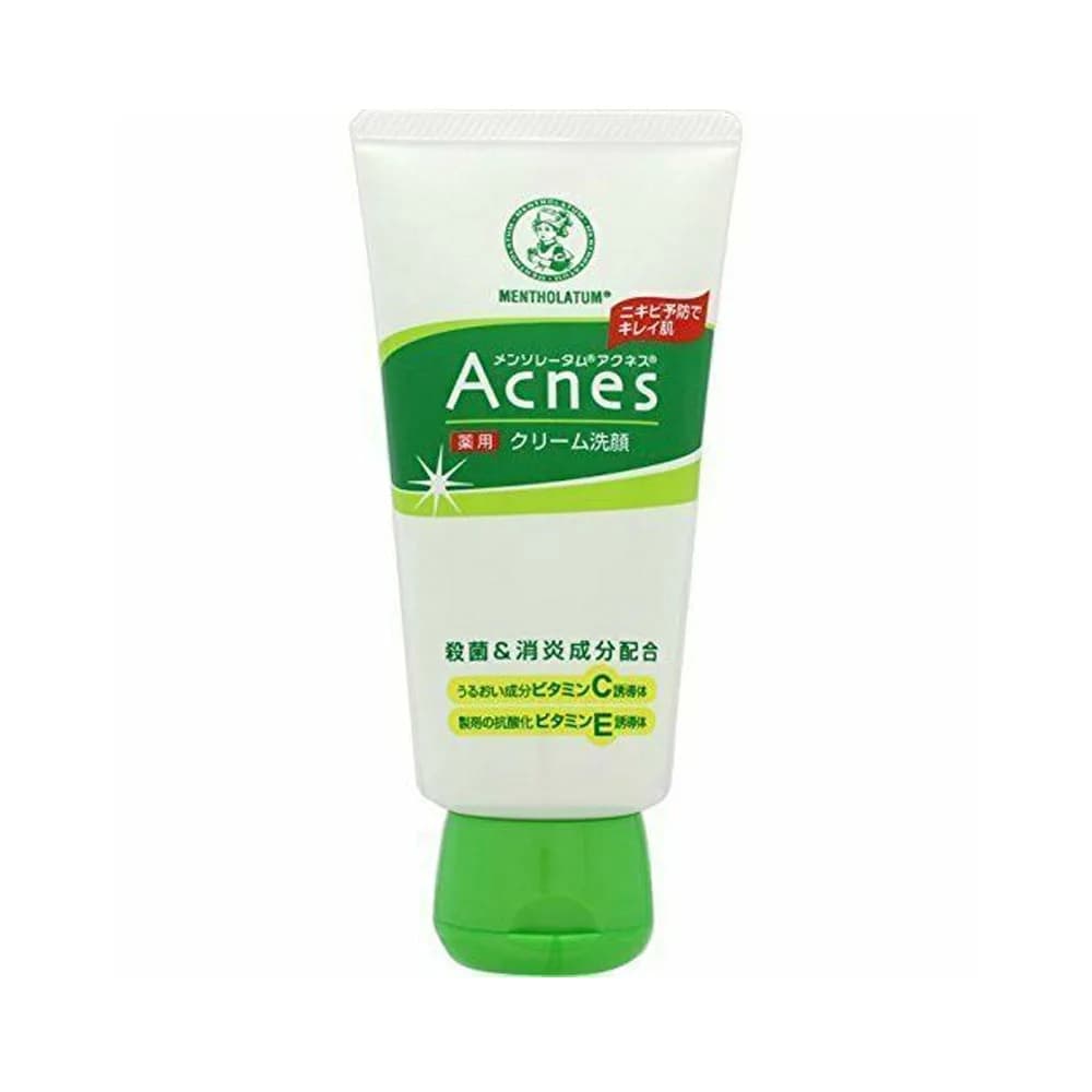 Rohto Mentholatum Acnes Medicated Cream Face Wash 130g