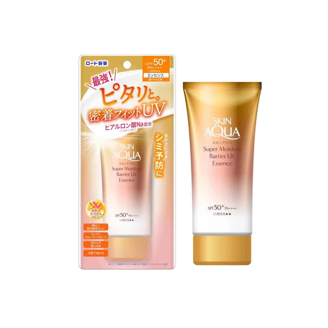 Rohto Mentholatum Aqua Super Moisture Barrier UV Essence SPF 50+ PA++++ - 70g