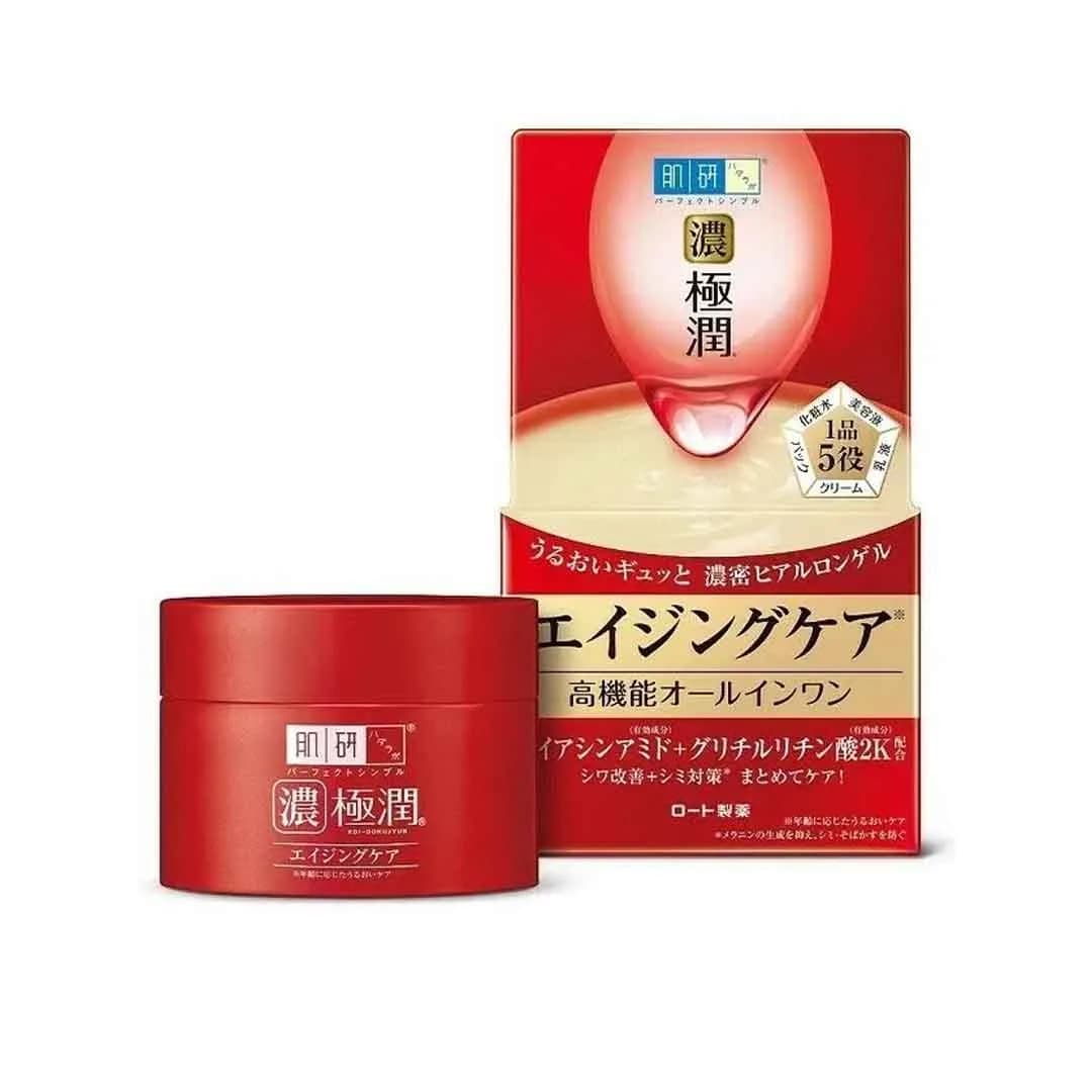 Rohto Mentholatum Hada Labo Gokujyun Aging care Perfect Gel (MOISTURISER) -100g
